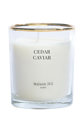 M21G.mini candles - cedar caviar 100g